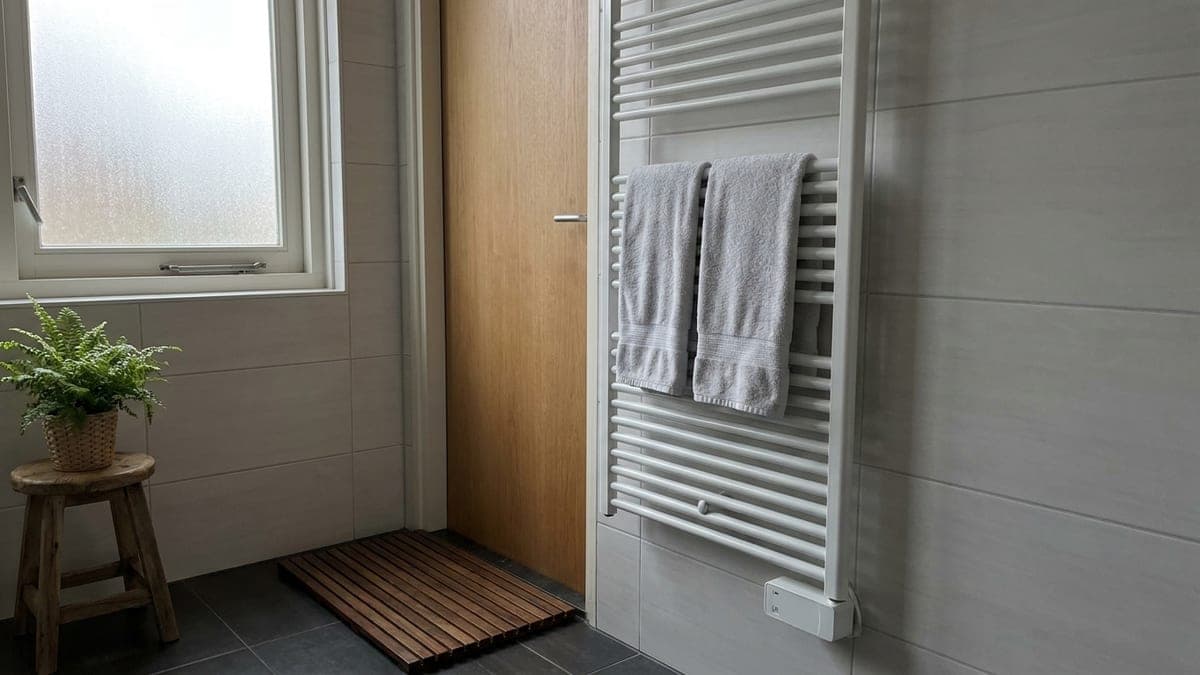 Elektrische handdoekradiator voor de badkamer: 8 keuzes