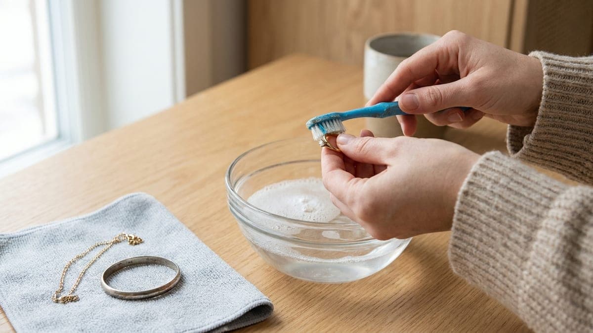 Sieraden schoonmaken: per metaal en per steen, en wat niet mag