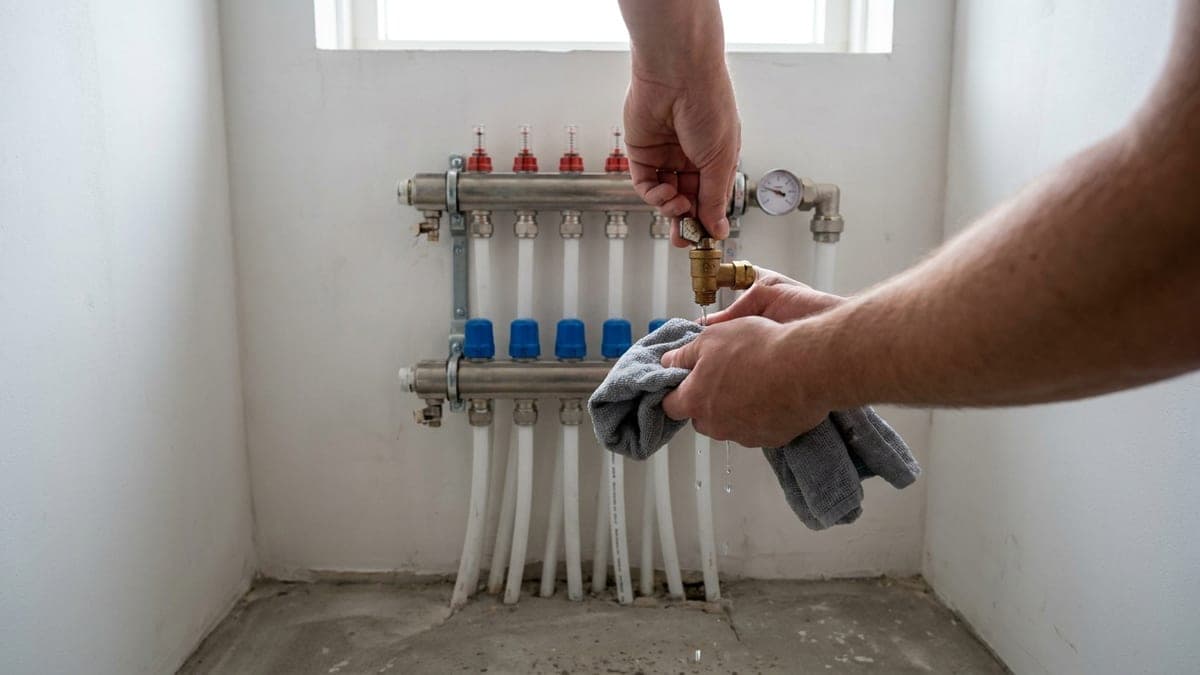 Vloerverwarming ontluchten: pomp aan of uit, en waarom groep voor groep