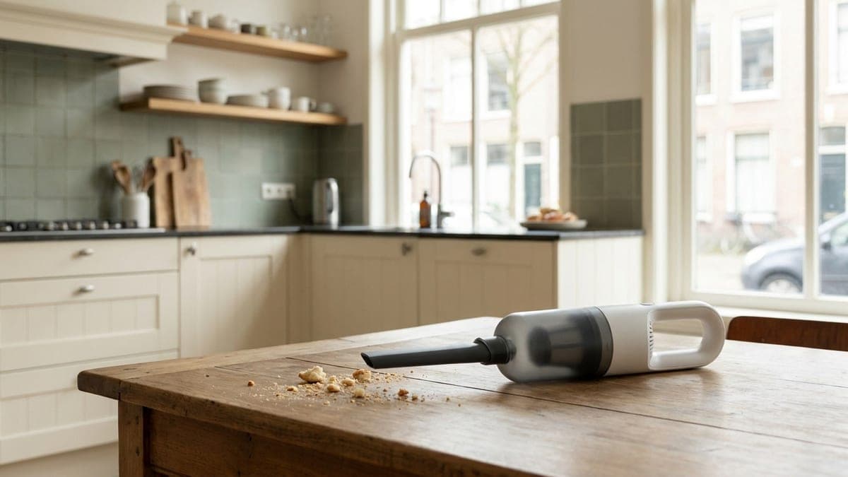 Kruimeldief: 4 keuzes, let op accu en mondstuk