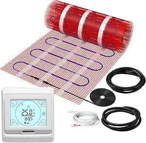 KEZERS elektrische vloerverwarming 150 W/m² met touchthermostaat (3 m²)